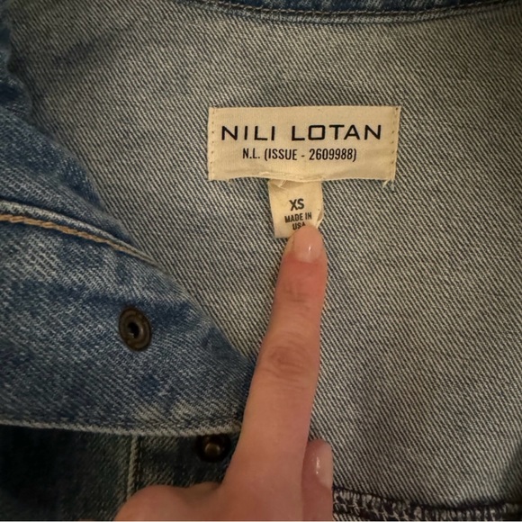 Nili Lotan denim jacket XS - Picture 3 of 7